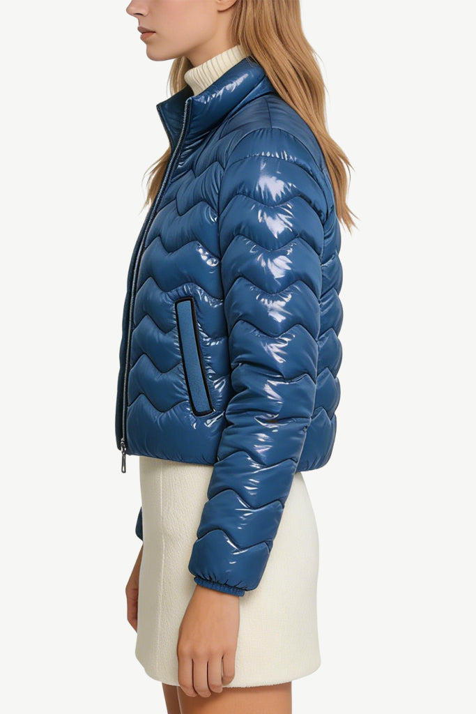 Women's Stand Collar Fashion Winter Thick Jacket