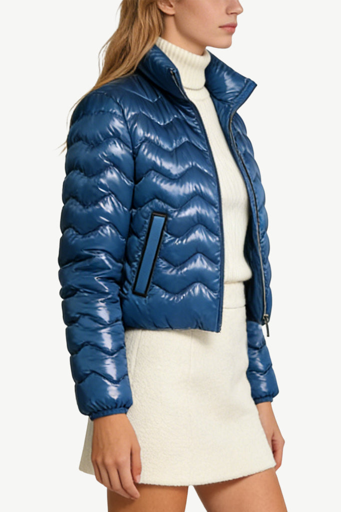 Women's Stand Collar Fashion Winter Thick Jacket