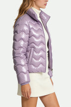 Women's Wave Quilted Minimalist Loose Warm Thick Jacket