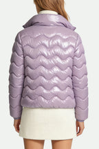 Women's Wave Quilted Minimalist Loose Warm Thick Jacket