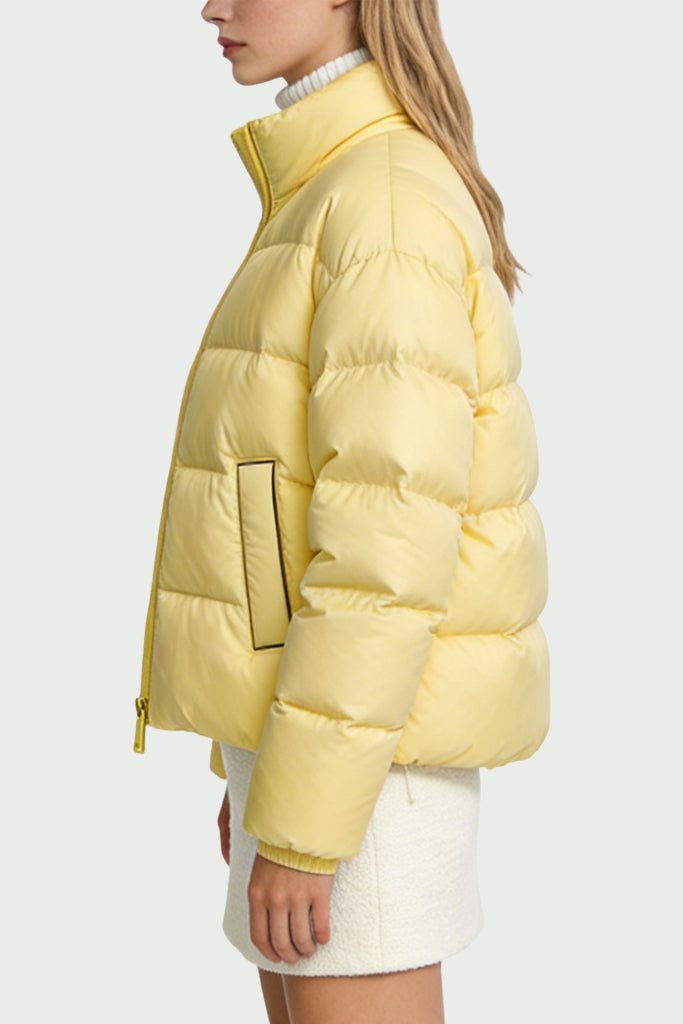 Women's Stand Collar Fashion Casual Thick Jacket