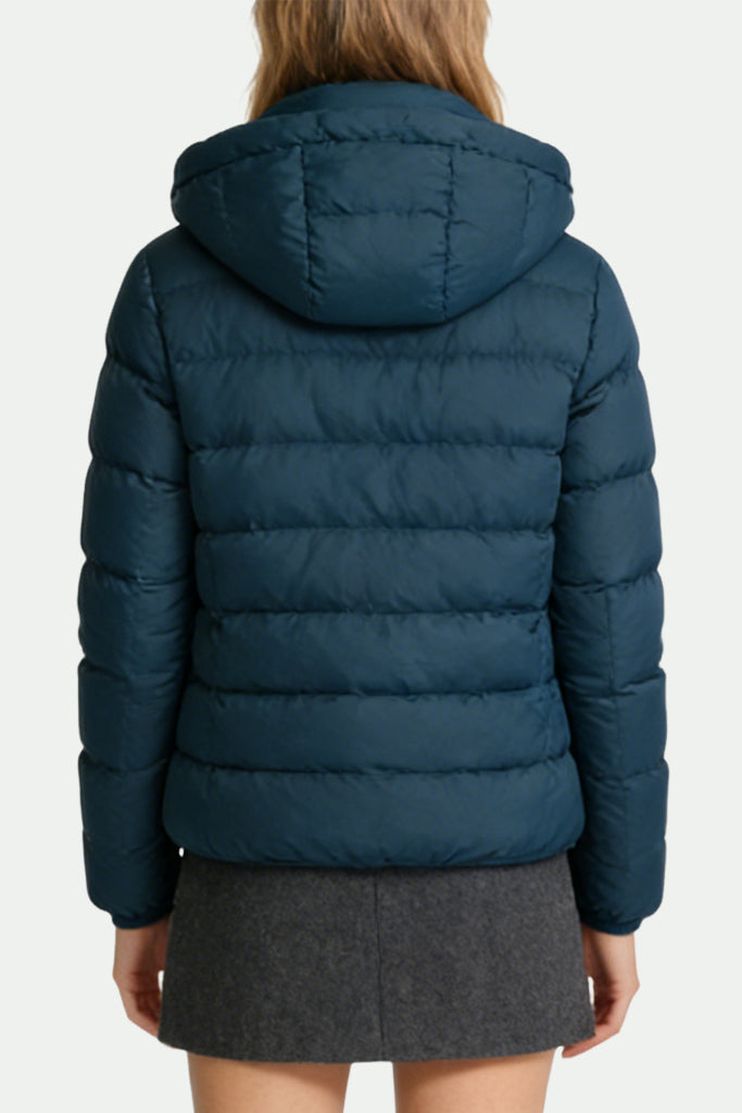 Women's Hooded Fashion Temperament Thick Jacket