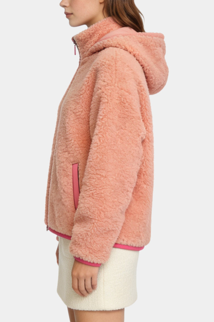 Women's Hooded Fashion Loose Casual Thick Jacket