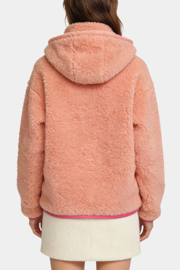 Women's Hooded Fashion Loose Casual Thick Jacket