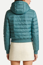 Women's Hooded Drawstring Decor Casual Thick Jacket
