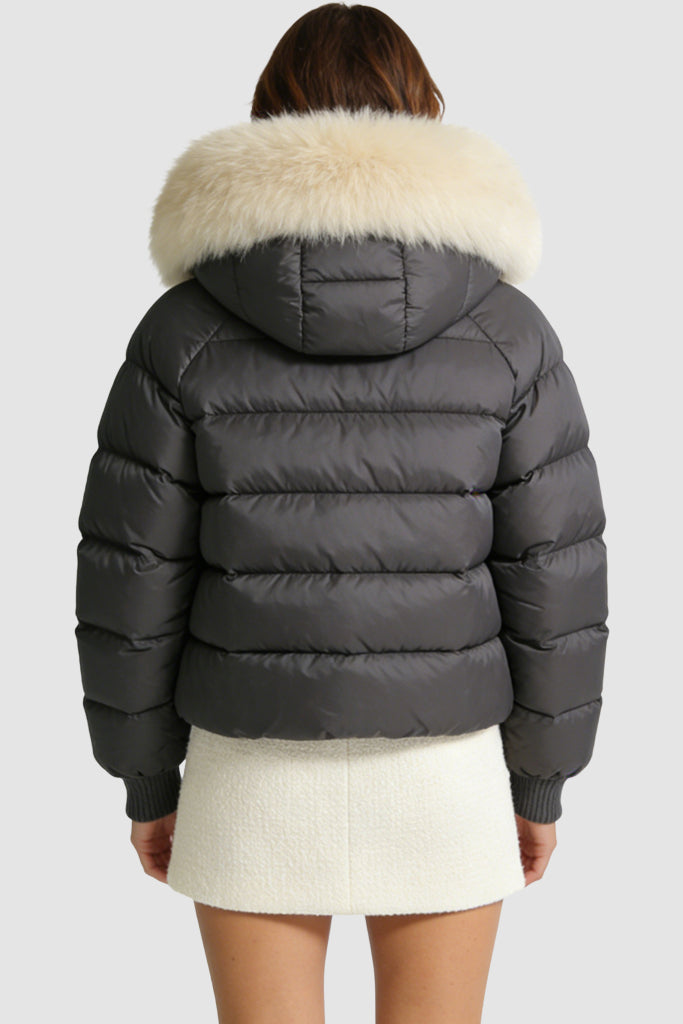 Women's Hooded Minimalist Loose Warm Thick Jacket