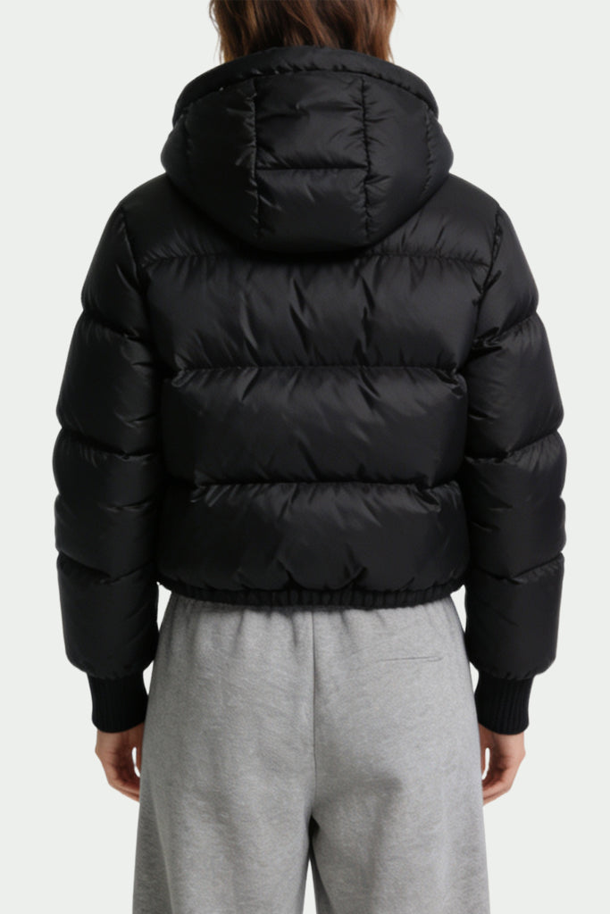 Women's Hooded Minimalist Loose Puffy Thick Jacket