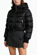 Women's Hooded Minimalist Casual Thick Jacket
