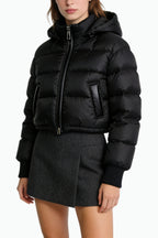 Women's Hooded Minimalist Casual Thick Jacket