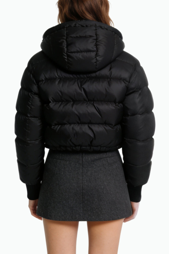 Women's Hooded Minimalist Casual Thick Jacket