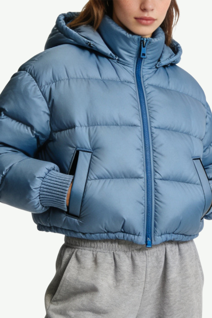 Women's Hooded Loose Puffy Thick Jacket