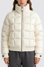 Women's Stand Collar Simple Temperament Thick Jacket