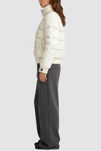 Women's Stand Collar Simple Temperament Thick Jacket