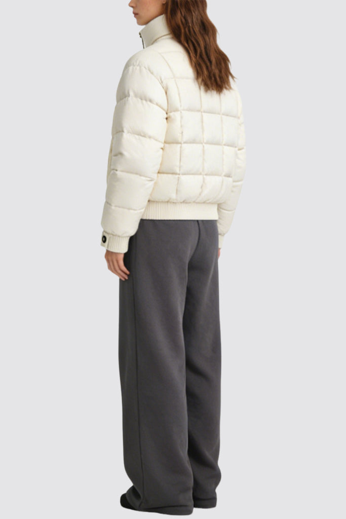 Women's Stand Collar Simple Temperament Thick Jacket