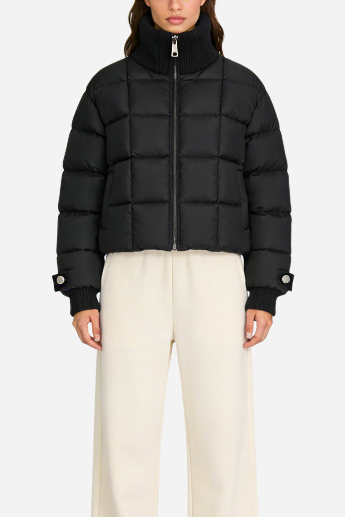 Women's Fashion Minimalist Solid Color Thick Jacket