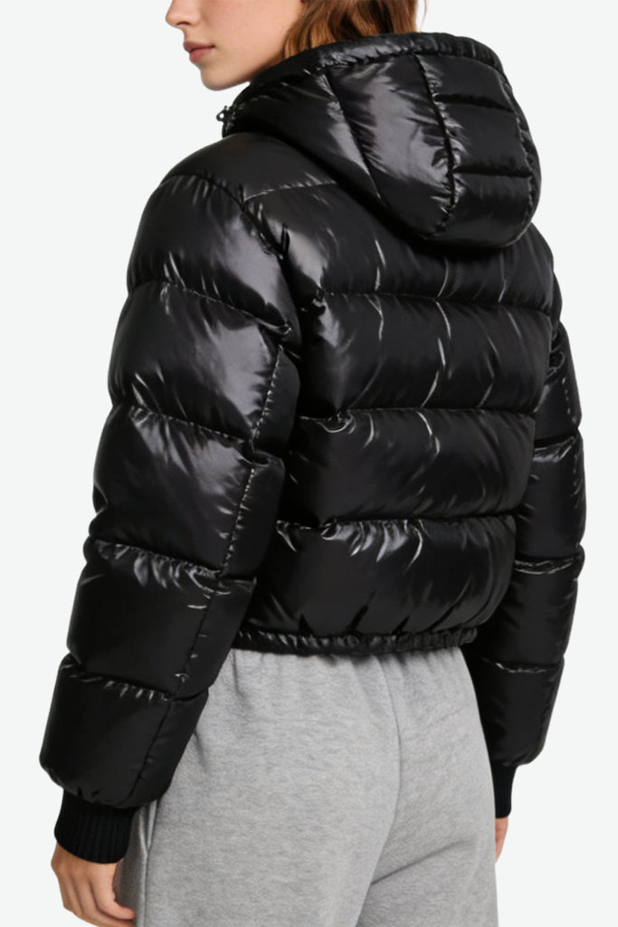 Women's Hooded Fashion Minimalist Casual Thick Jacket