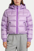 Women's Hooded Shiny Fashion Winter Thick Jacket