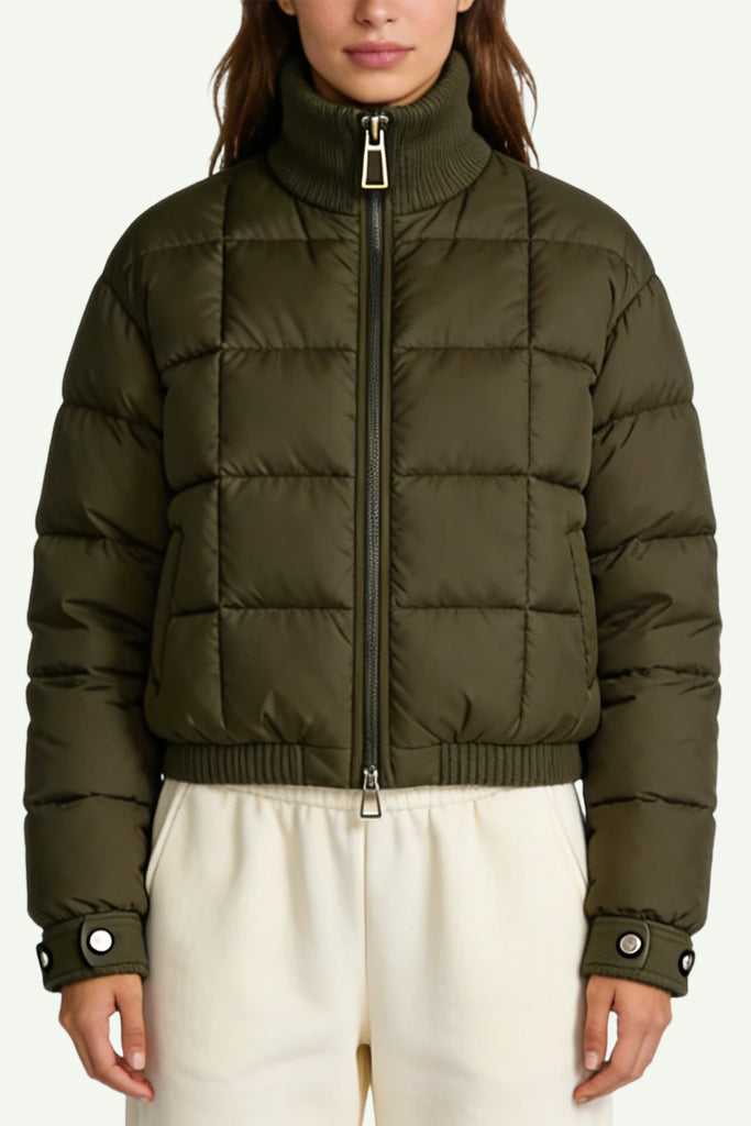 Women's Fashion Stand Collar Winter Warm Thick Jacket
