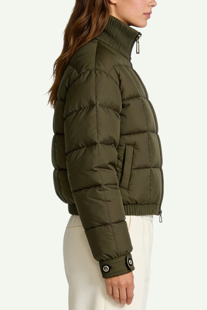 Women's Fashion Stand Collar Winter Warm Thick Jacket