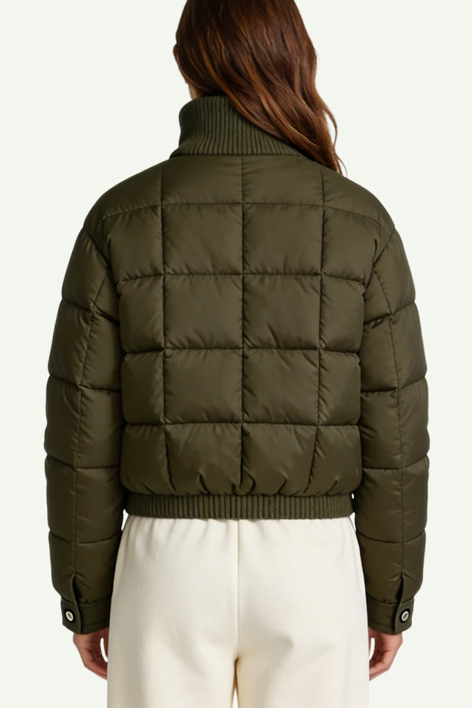 Women's Fashion Stand Collar Winter Warm Thick Jacket