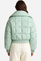 Women's Lapel Fashion Knitted Cuff Thick Jacket