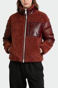 Women's Stand Collar Multi-Pocket Design Fashion Thick Jacket