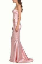 Romantic Strapless Women's Maxi Dresses