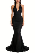 Sleek Sleeveless Fitted Women's Maxi Dresses
