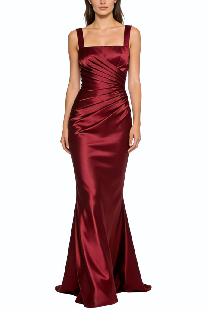 Square Neck Fashion Women's Maxi Dresses