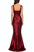 Square Neck Fashion Women's Maxi Dresses