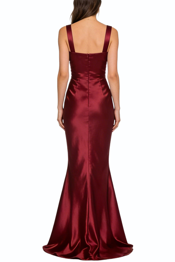Square Neck Fashion Women's Maxi Dresses