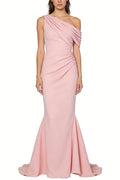 Romantic One-shoulder Maxi Dresses