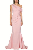 Romantic One-shoulder Maxi Dresses