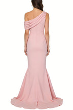 Romantic One-shoulder Maxi Dresses