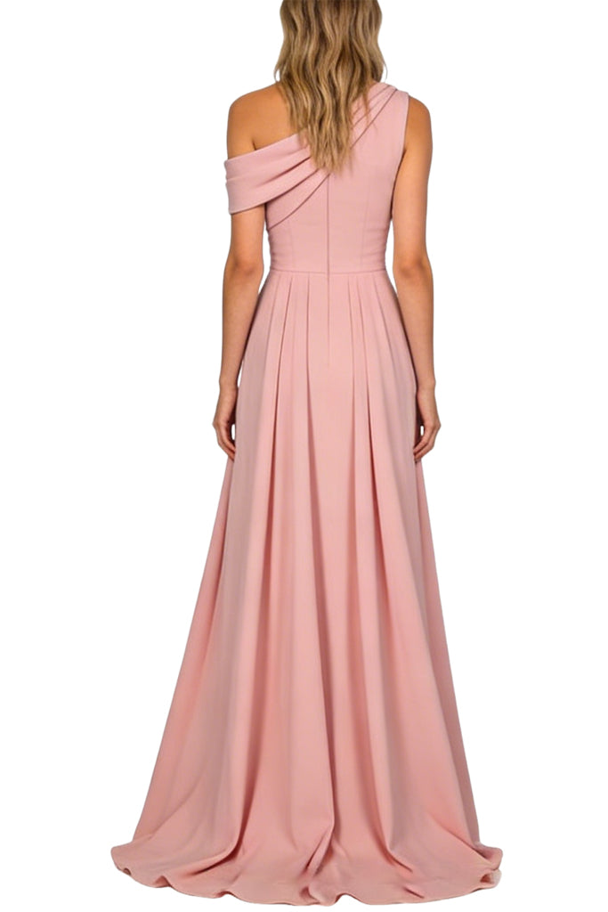 Classic One-shoulder Women's Maxi Dresses