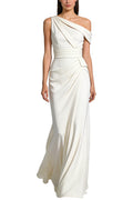 Romantic One-shoulder Floor-length Maxi Dresses