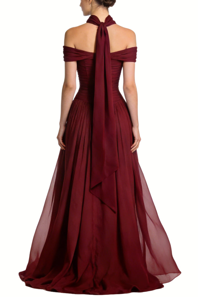 Regal Strapless Floor-length Maxi Dresses