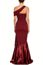 Luxurious One-shoulder Women's Maxi Dresses