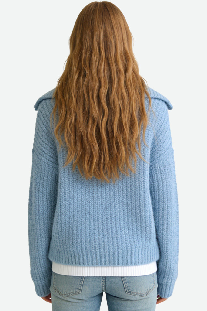 Women's Half-Zip Fashion Casual Sweater