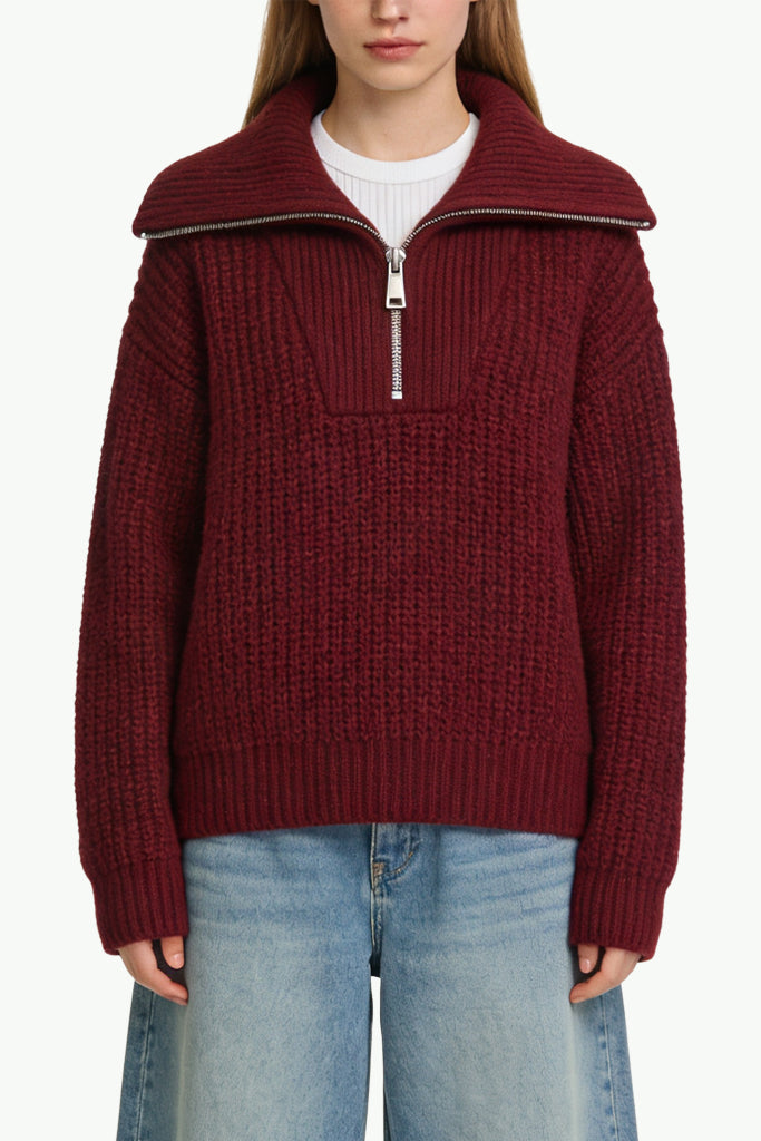 Women's Half-Zip Fashion Casual Comfortable Sweater