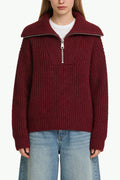 Women's Half-Zip Fashion Casual Comfortable Sweater