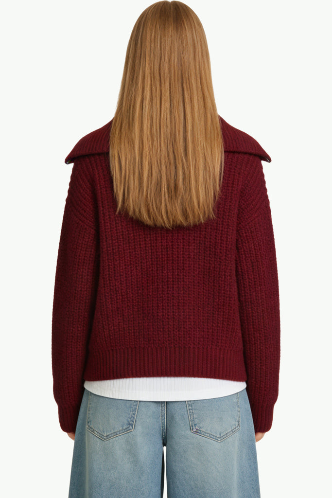Women's Half-Zip Fashion Casual Comfortable Sweater