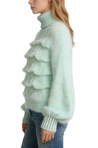 Women's Turtleneck Lantern Sleeve Loose Fashion Sweater