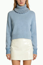 Women's Turtleneck Unique Warm Loose Sweater
