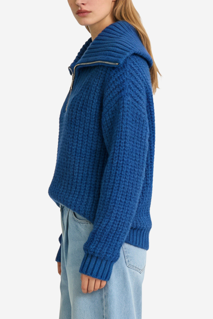 Women's Lapel Casual Versatile Sweater