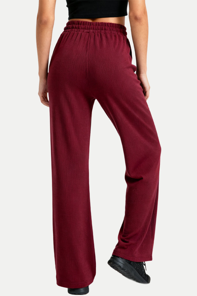 Women's Fashion Elastic Waist Drapey Sports Pants