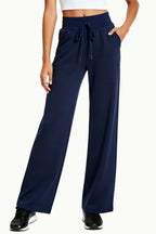 Fashion Loose High-Waist Wide-Leg Comfortable Casual Women's Sports Pants