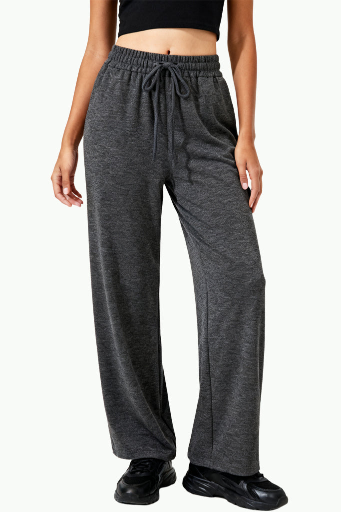 Versatile Casual Style Loose Wide-Leg Women's Sports Pants