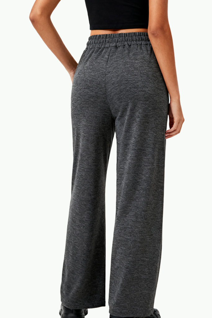 Versatile Casual Style Loose Wide-Leg Women's Sports Pants