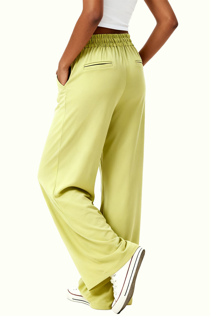 High-Waist Drawstring Loose Fit Fashion Casual Women's Sports Pants